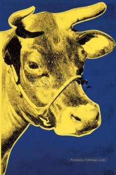 cattle bull cow Painting - Cow 4 Andy Warhol